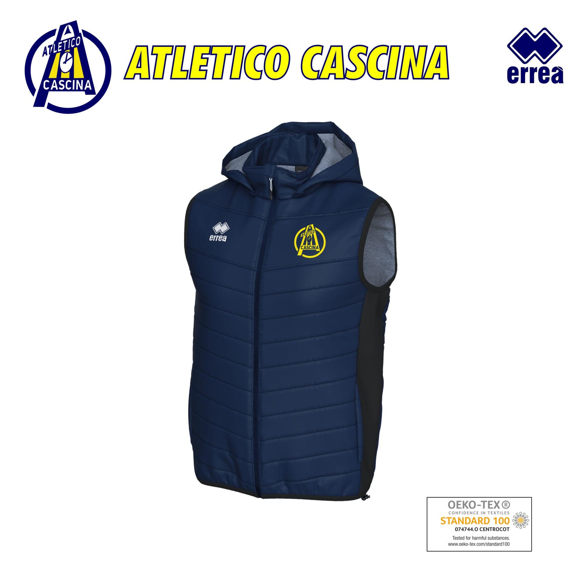 GILET SMANICATO ATLETICO CASCINA  ERREA MOD.SCOZIA (ARTICOLO EXTRA KIT)