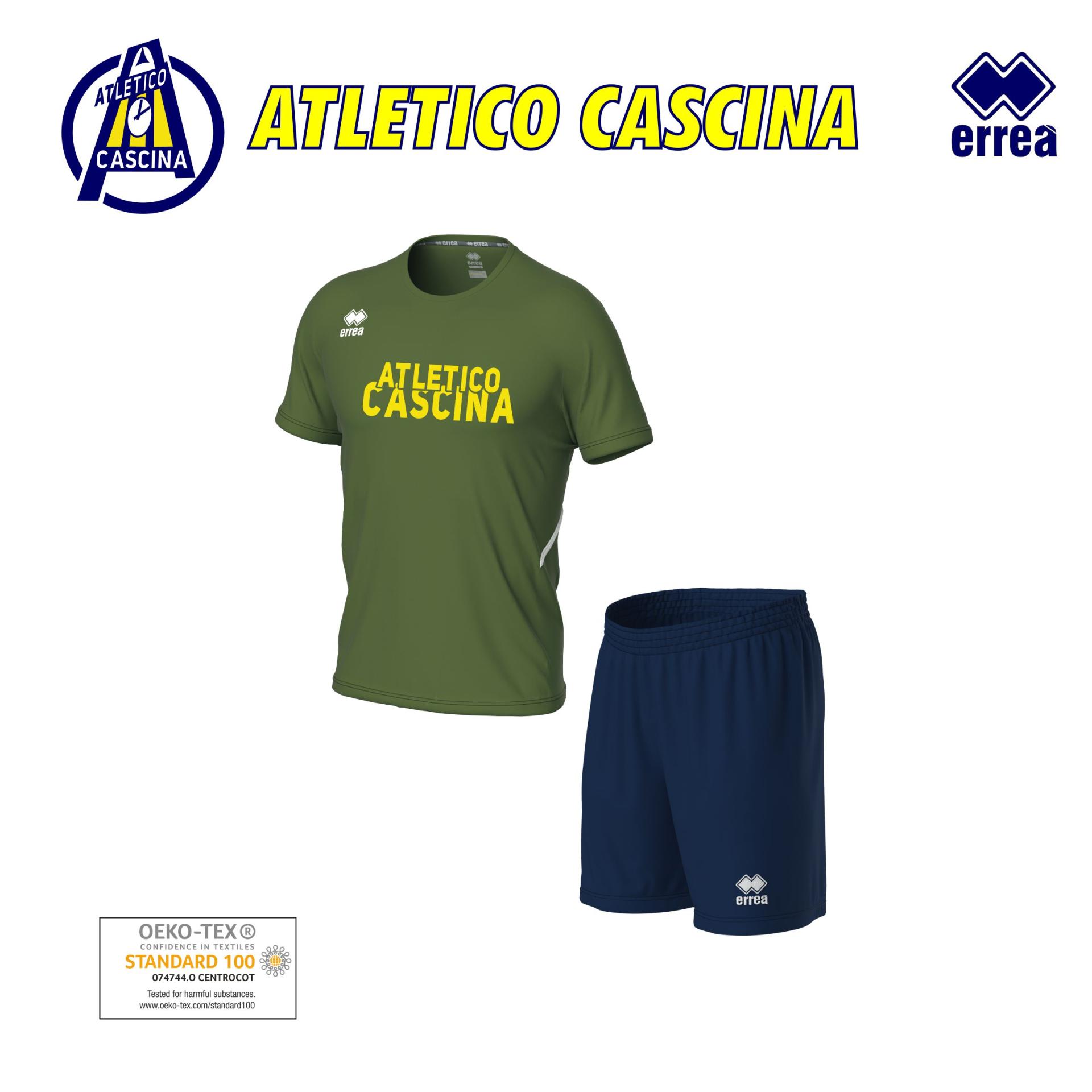 COMPLETO ALLENAMENTO ESTIVO ATLETICO CASCINA ERREA MOD.MAGLIA MARVIN/PANTA NEW SKIN